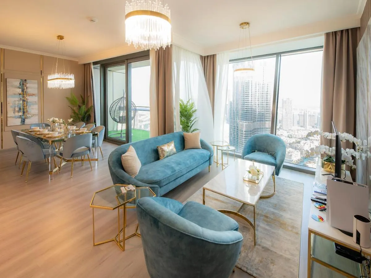 דובאי First Class 3Br With Full Burj Khalifa And Fountain View