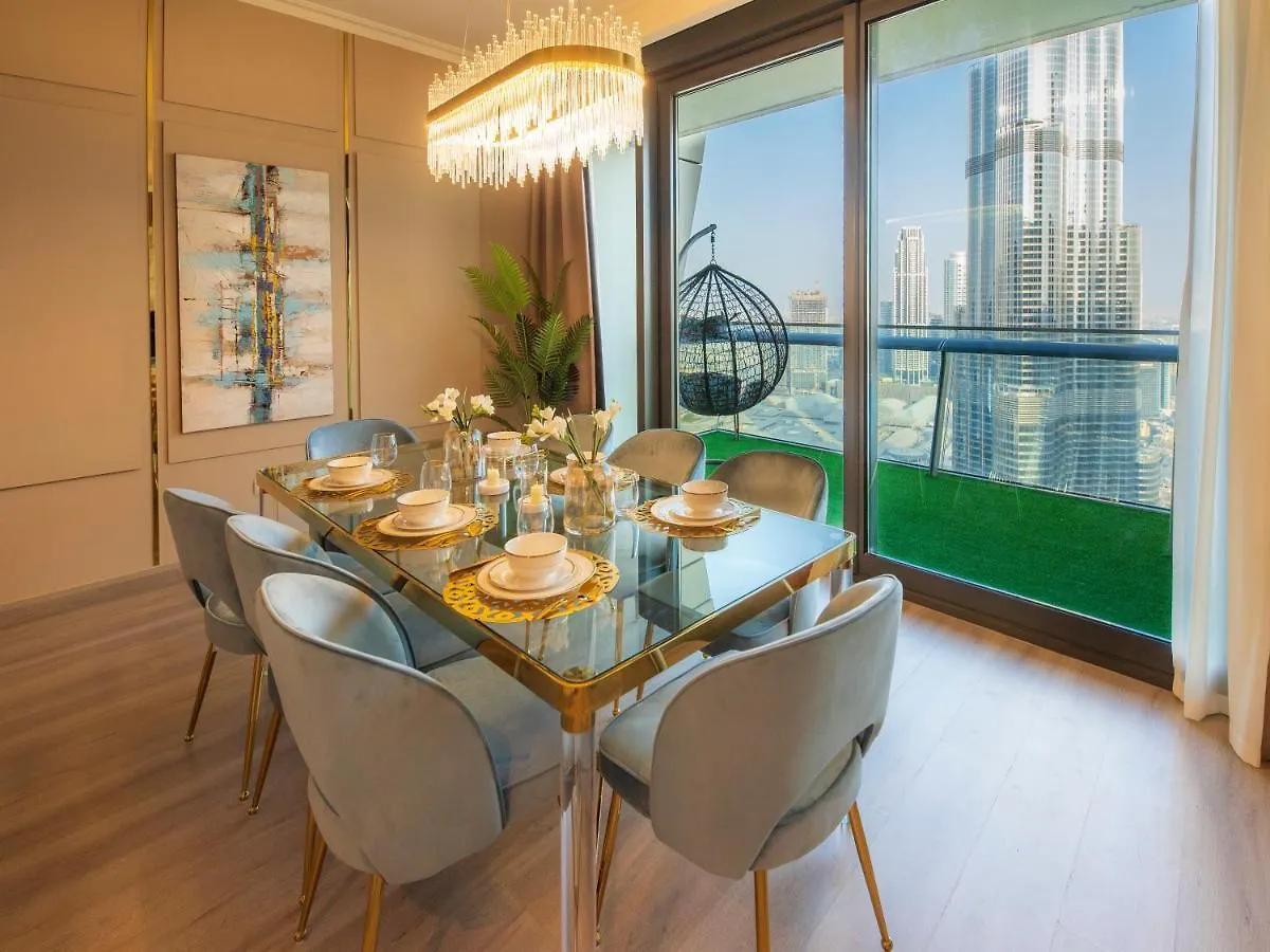 דובאי First Class 3Br With Full Burj Khalifa And Fountain View