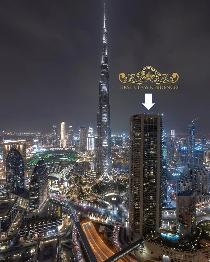 דובאי First Class 3Br With Full Burj Khalifa And Fountain View 0*,