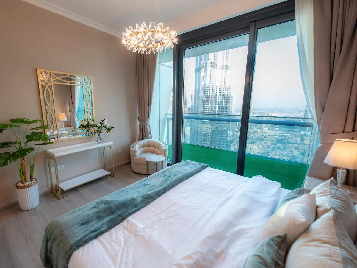 דירה דובאי First Class 3Br With Full Burj Khalifa And Fountain View