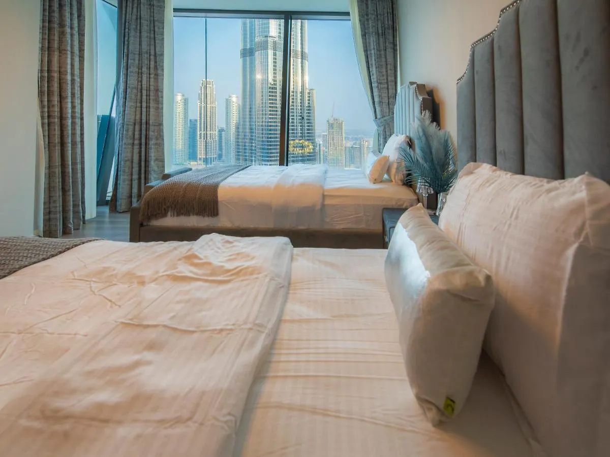 דירה דובאי First Class 3Br With Full Burj Khalifa And Fountain View